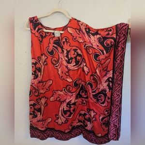 Yoana Baraschi Silk Kaftan Dress